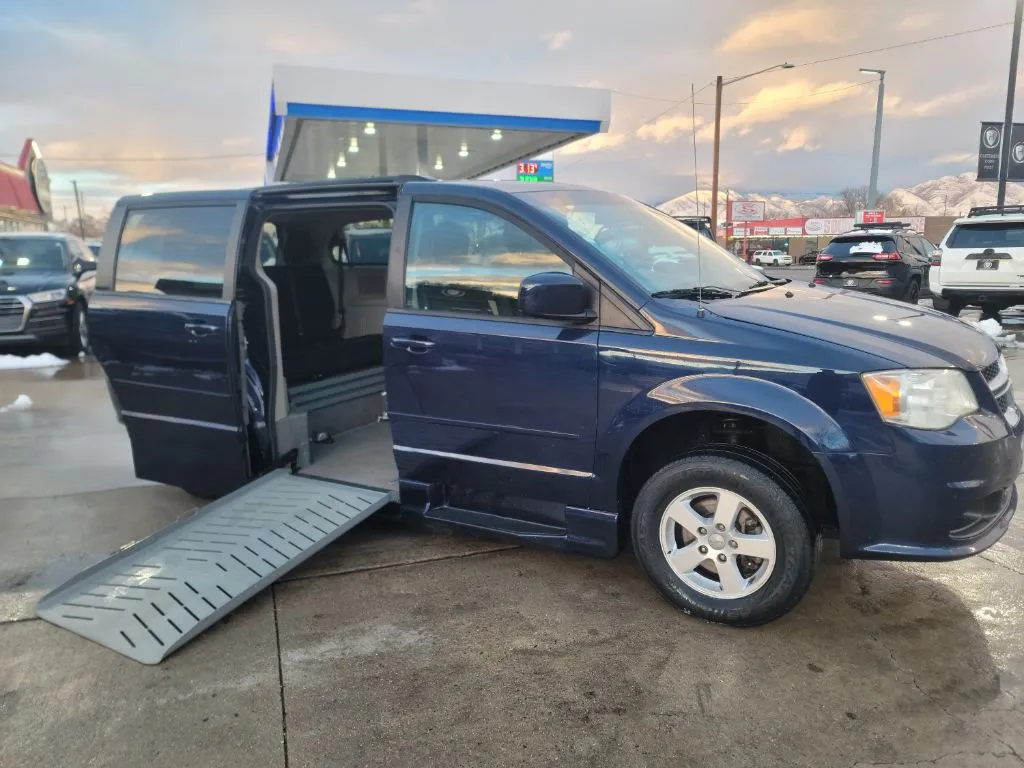 Blue 2012 DODGE GRAND CARAVAN SXT for sale in Salt Lake City, UT