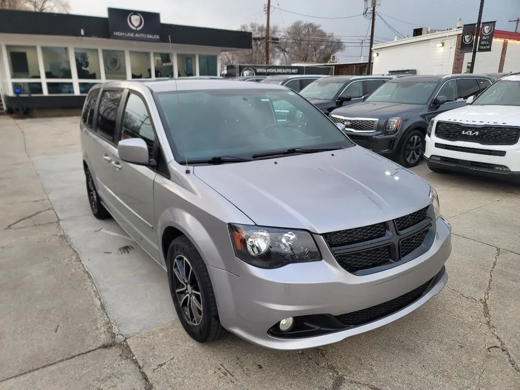 Gray 2016 DODGE GRAND CARAVAN SXT for sale in Salt Lake City, UT