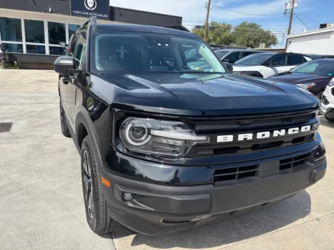 Black 2023 FORD BRONCO SPORT OUTER BANKS for sale in Salt Lake City, UT