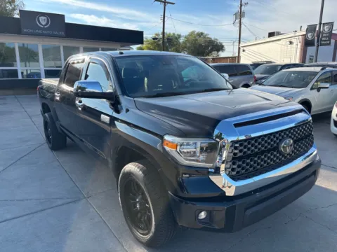 Black 2019 TOYOTA TUNDRA PLATINUM for sale in Salt Lake City, UT