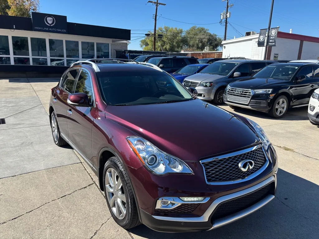 Red 2017 INFINITI QX50 BASE for sale in Salt Lake City, UT