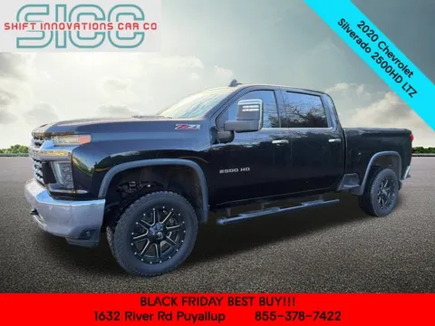 Black 2020 Chevrolet Silverado 2500HD LTZ for sale in Puyallup, WA
