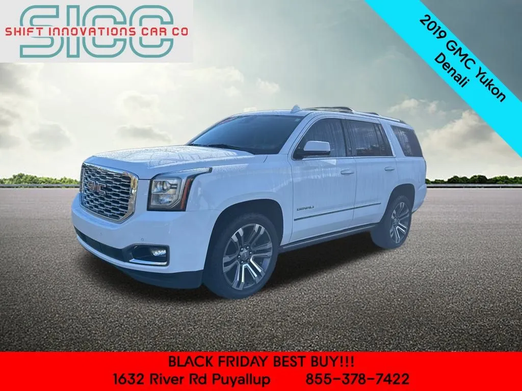 White 2019 GMC Yukon Denali for sale in Puyallup, WA