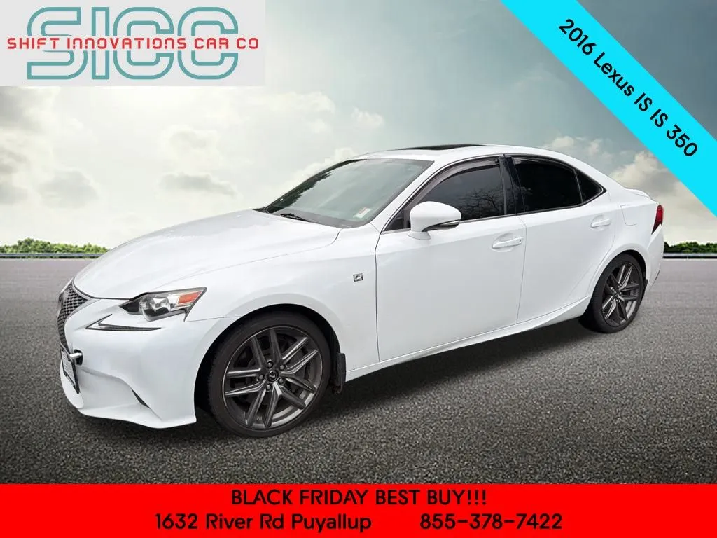 White 2016 Lexus IS 350 for sale in Puyallup, WA
