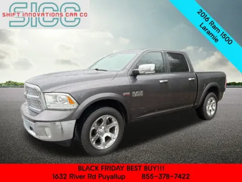 Gray 2016 Ram 1500 Laramie for sale in Puyallup, WA