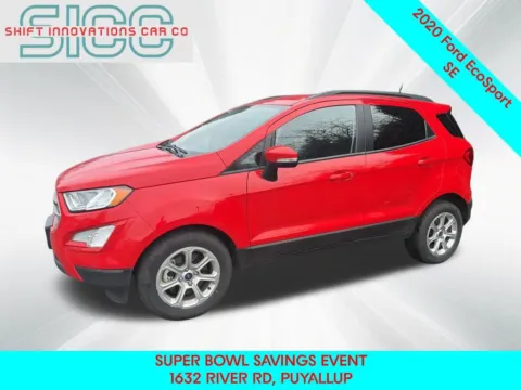Red 2020 Ford EcoSport SE for sale in Puyallup, WA