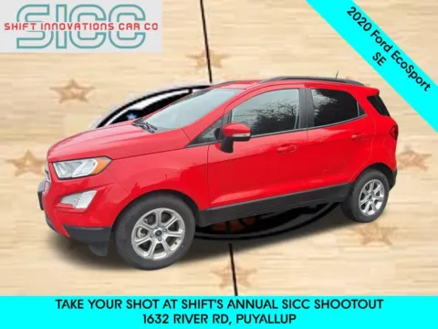 Red 2020 Ford EcoSport SE for sale in Puyallup, WA