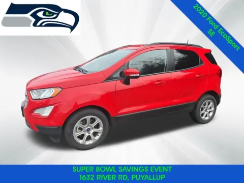 Red 2020 Ford EcoSport SE for sale in Puyallup, WA