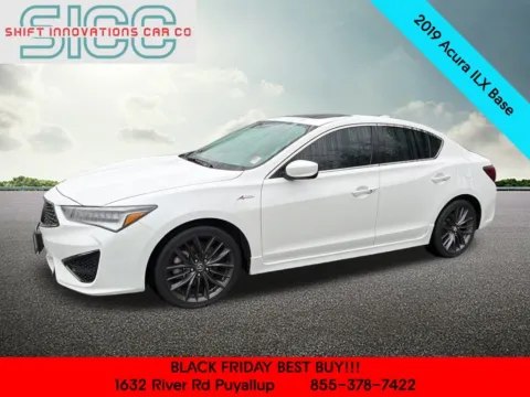 White 2019 Acura ILX Premium and A-SPEC Packages for sale in Puyallup, WA