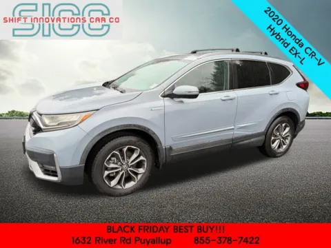 Gray 2020 Honda CR-V Hybrid EX-L for sale in Puyallup, WA