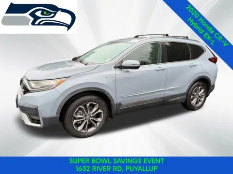 Beige 2020 Honda CR-V Hybrid EX-L for sale in Puyallup, WA