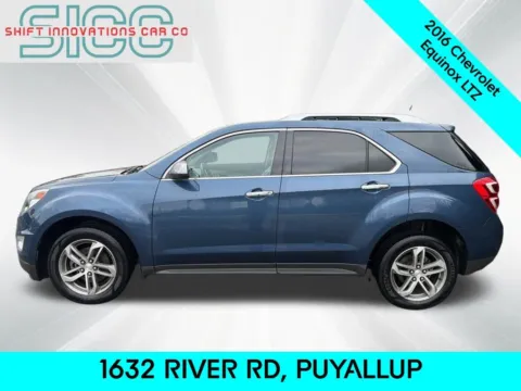 Another view of 2016 Chevrolet Equinox LTZ for sale in Puyallup, WA at Shift Innovations Car Co