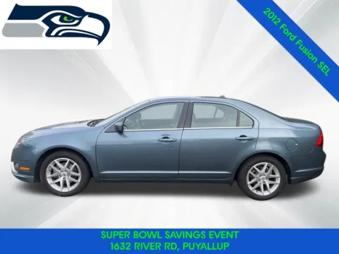 Another view of 2012 Ford Fusion SEL for sale in Puyallup, WA at Shift Innovations Car Co