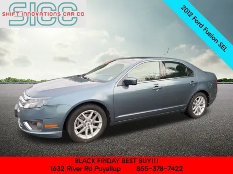 Blue 2012 Ford Fusion SEL for sale in Puyallup, WA