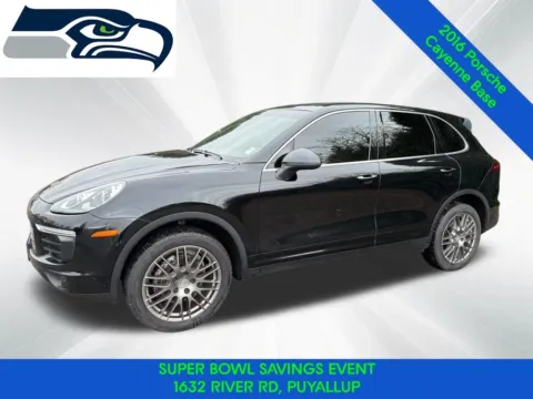 Black 2016 Porsche Cayenne for sale in Puyallup, WA