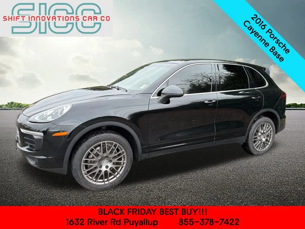 Black 2016 Porsche Cayenne for sale in Puyallup, WA