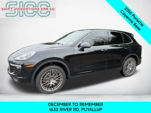 Black 2016 Porsche Cayenne for sale in Puyallup, WA