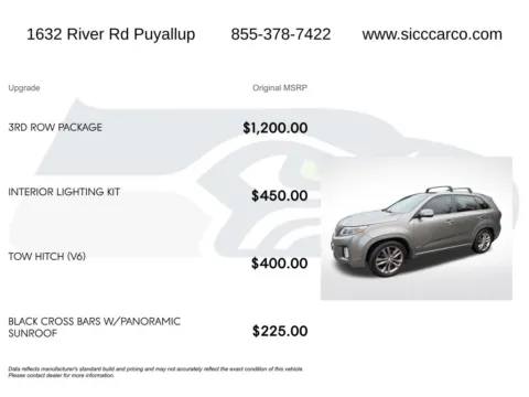 More photos of 2014 Kia Sorento Limited V6 at Shift Innovations Car Co, WA