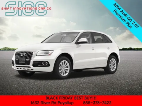 White 2014 Audi Q5 2.0T Premium Plus for sale in Puyallup, WA