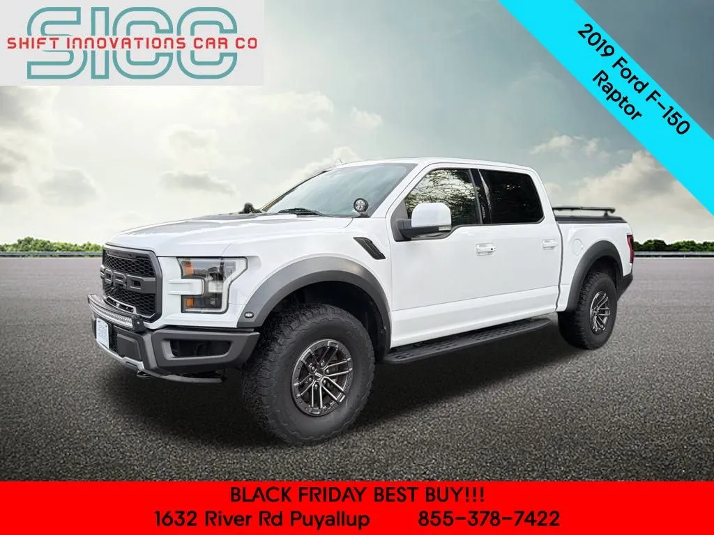 White 2019 Ford F-150 Raptor for sale in Puyallup, WA