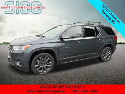 Gray 2020 Chevrolet Traverse RS for sale in Puyallup, WA