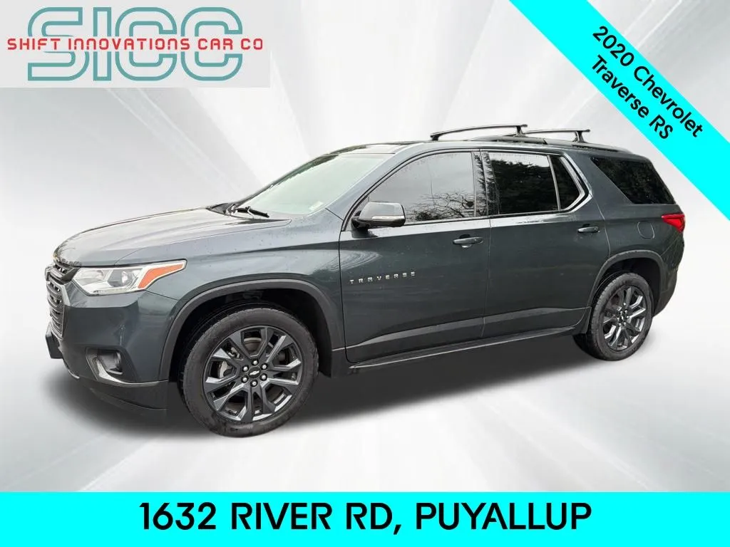 Gray 2020 Chevrolet Traverse RS for sale in Puyallup, WA