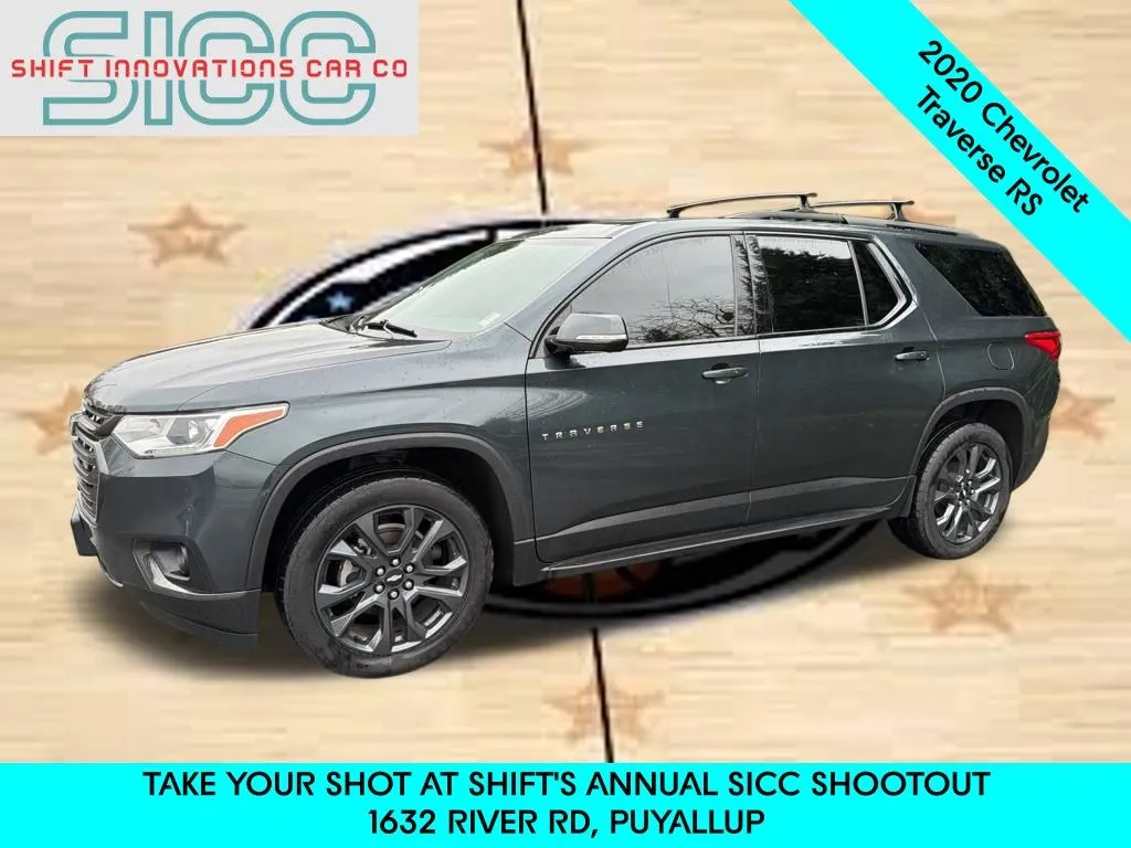 Gray 2020 Chevrolet Traverse RS for sale in Puyallup, WA