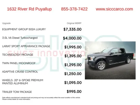 More photos of 2018 Ford F-150 Lariat at Shift Innovations Car Co, WA