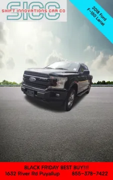Black 2018 Ford F-150 Lariat for sale in Puyallup, WA