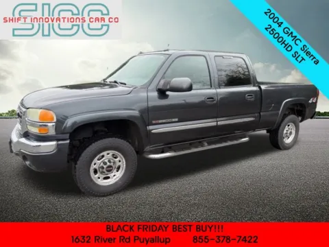 Gray 2004 GMC Sierra 2500HD SLT for sale in Puyallup, WA