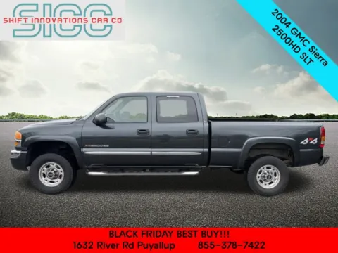 Another view of 2004 GMC Sierra 2500HD SLT for sale in Puyallup, WA at Shift Innovations Car Co