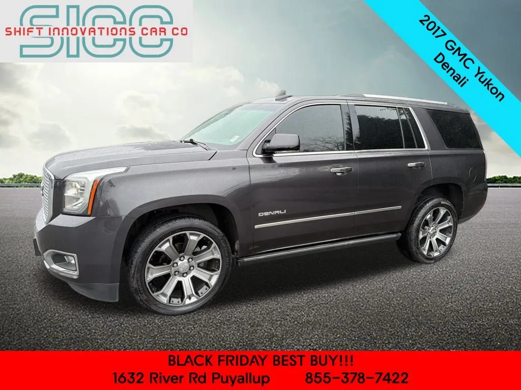 Gray 2017 GMC Yukon Denali for sale in Puyallup, WA