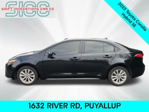 Another view of 2023 Toyota Corolla Hybrid SE for sale in Puyallup, WA at Shift Innovations Car Co