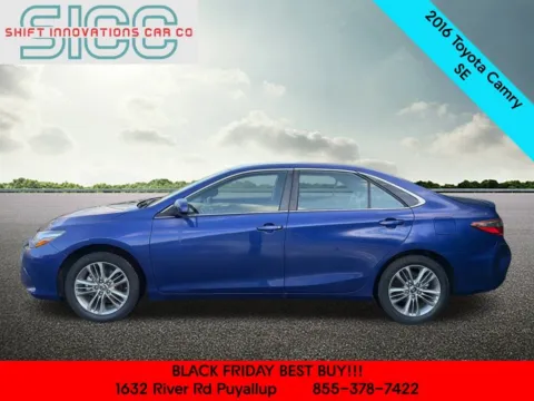 Another view of 2016 Toyota Camry SE for sale in Puyallup, WA at Shift Innovations Car Co