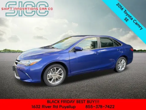 Blue 2016 Toyota Camry SE for sale in Puyallup, WA