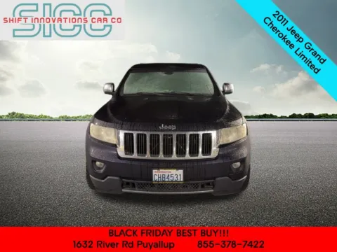Black 2011 Jeep Grand Cherokee Limited for sale in Puyallup, WA