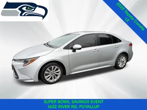 Silver 2023 Toyota Corolla LE for sale in Puyallup, WA