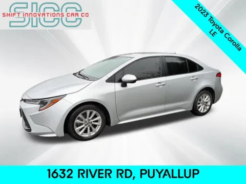 Silver 2023 Toyota Corolla LE for sale in Puyallup, WA
