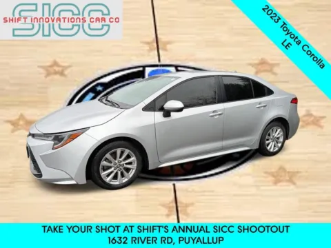 Silver 2023 Toyota Corolla LE for sale in Puyallup, WA