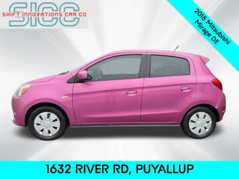 Another view of 2015 Mitsubishi Mirage DE for sale in Puyallup, WA at Shift Innovations Car Co
