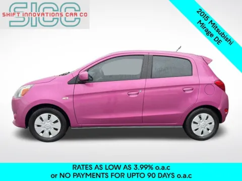 Another view of 2015 Mitsubishi Mirage DE for sale in Puyallup, WA at Shift Innovations Car Co