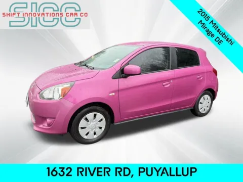 Red 2015 Mitsubishi Mirage DE for sale in Puyallup, WA