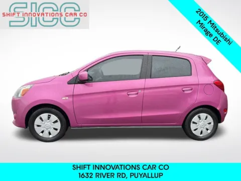 Another view of 2015 Mitsubishi Mirage DE for sale in Puyallup, WA at Shift Innovations Car Co