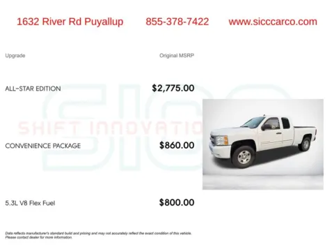 More photos of 2011 Chevrolet Silverado 1500 LT at Shift Innovations Car Co, WA