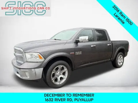 Gray 2016 Ram 1500 Laramie for sale in Puyallup, WA