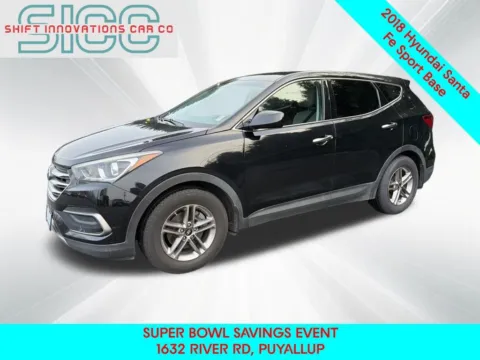 Black 2018 Hyundai Santa Fe Sport 2.4 Base for sale in Puyallup, WA