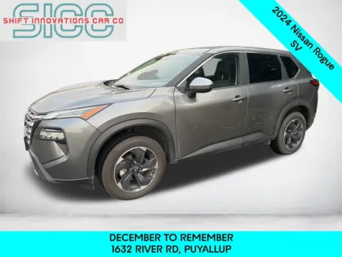 Gray 2024 Nissan Rogue SV for sale in Puyallup, WA