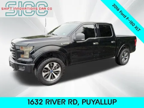 Black 2016 Ford F-150 XLT for sale in Puyallup, WA