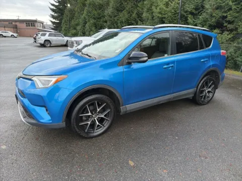 Blue 2016 Toyota RAV4 SE for sale in Puyallup, WA