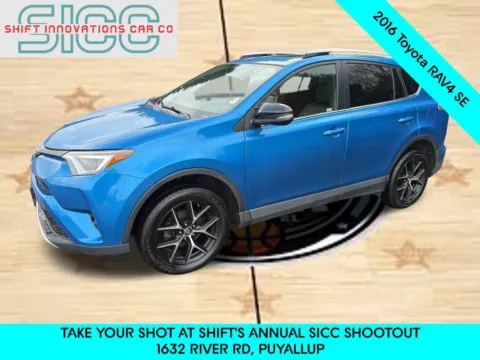 Blue 2016 Toyota RAV4 SE for sale in Puyallup, WA